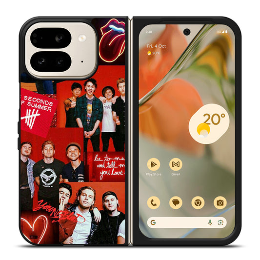 GROUP 5 SECONDS OF SUMMER COLLAGE Google Pixel 9 Pro Fold Case Cover