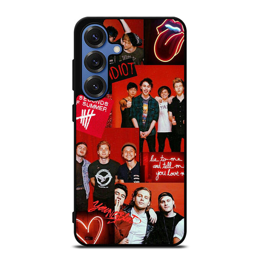 GROUP 5 SECONDS OF SUMMER COLLAGE Samsung Galaxy S25 Case Cover