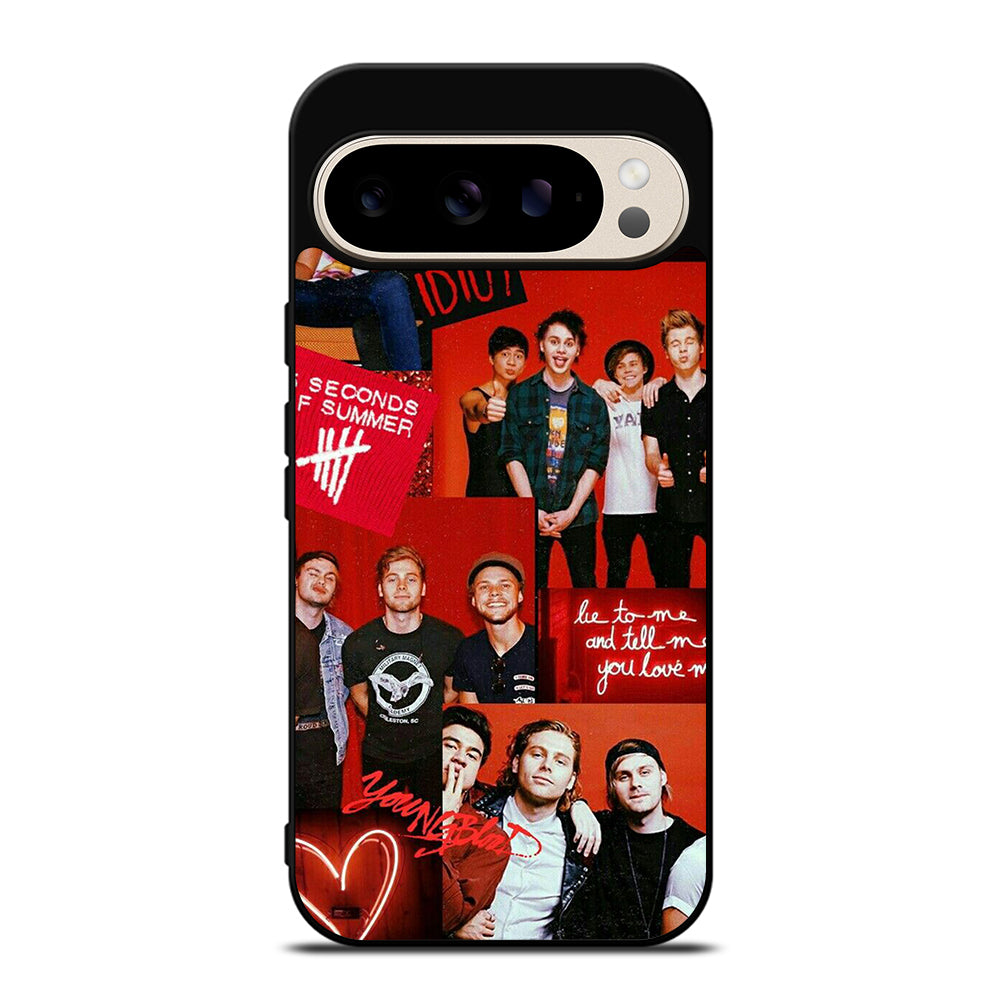 GROUP 5 SECONDS OF SUMMER COLLAGE Google Pixel 9 Pro Case Cover