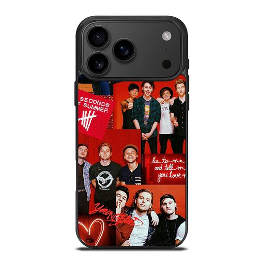 GROUP 5 SECONDS OF SUMMER COLLAGE iPhone 17 Pro Max Case Cover