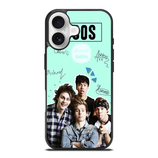 GROUP 5 SECONDS OF SUMMER SIGNATURE iPhone 17 Case Cover