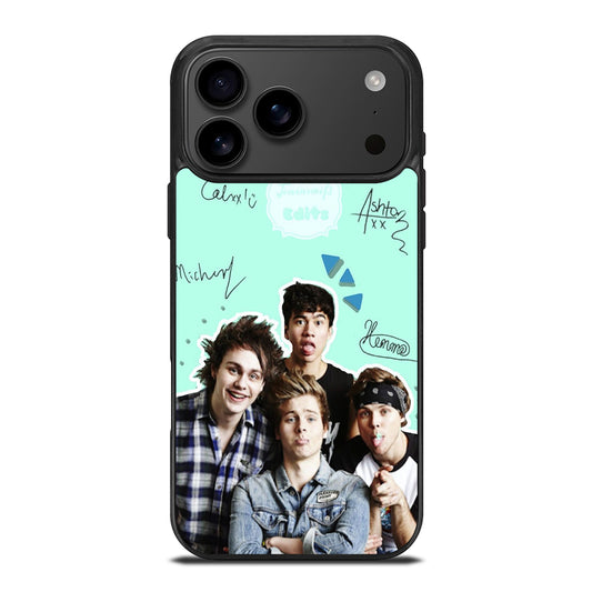 GROUP 5 SECONDS OF SUMMER SIGNATURE iPhone 17 Pro Max Case Cover