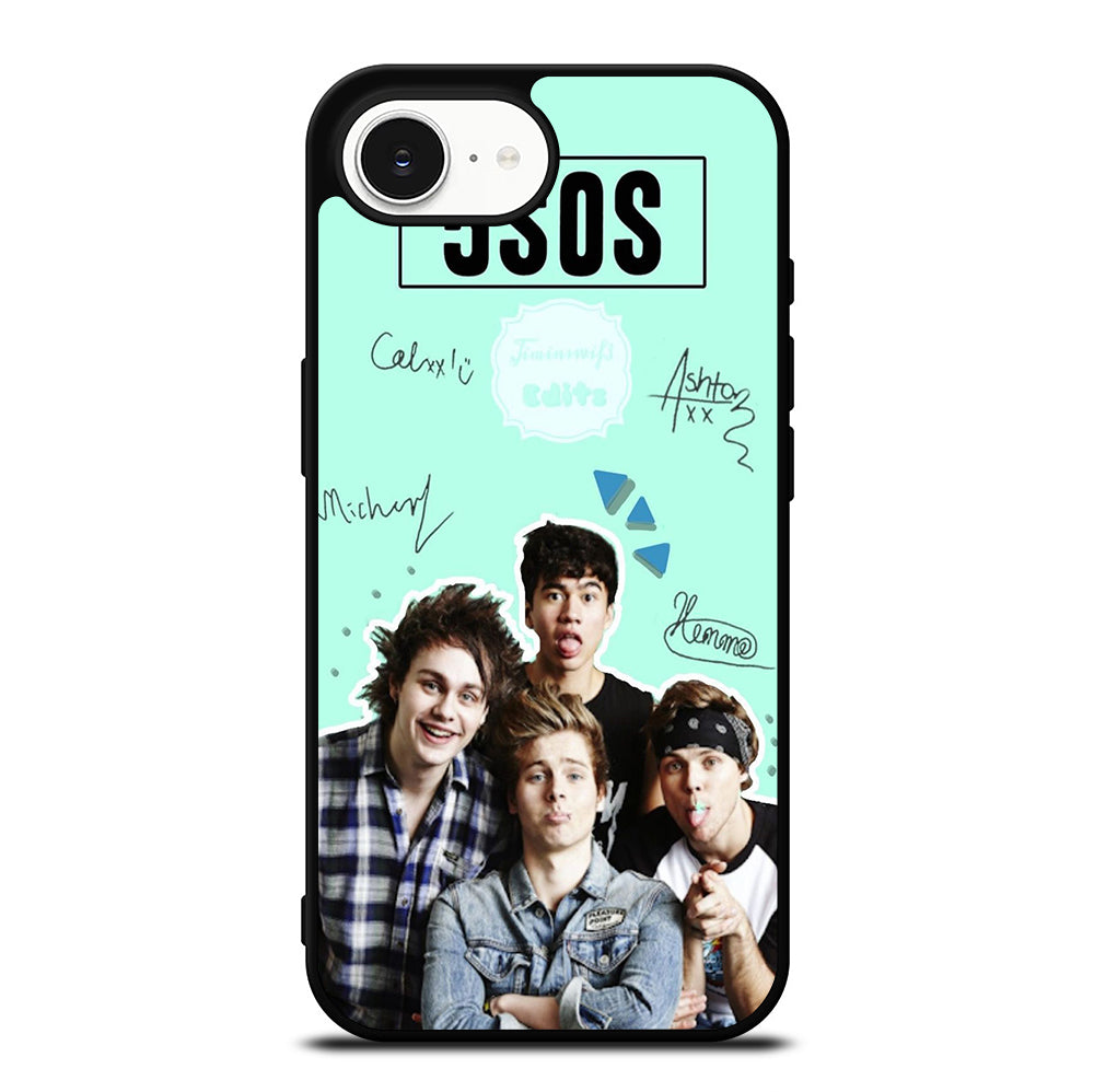 GROUP 5 SECONDS OF SUMMER SIGNATURE iPhone 16e Case Cover