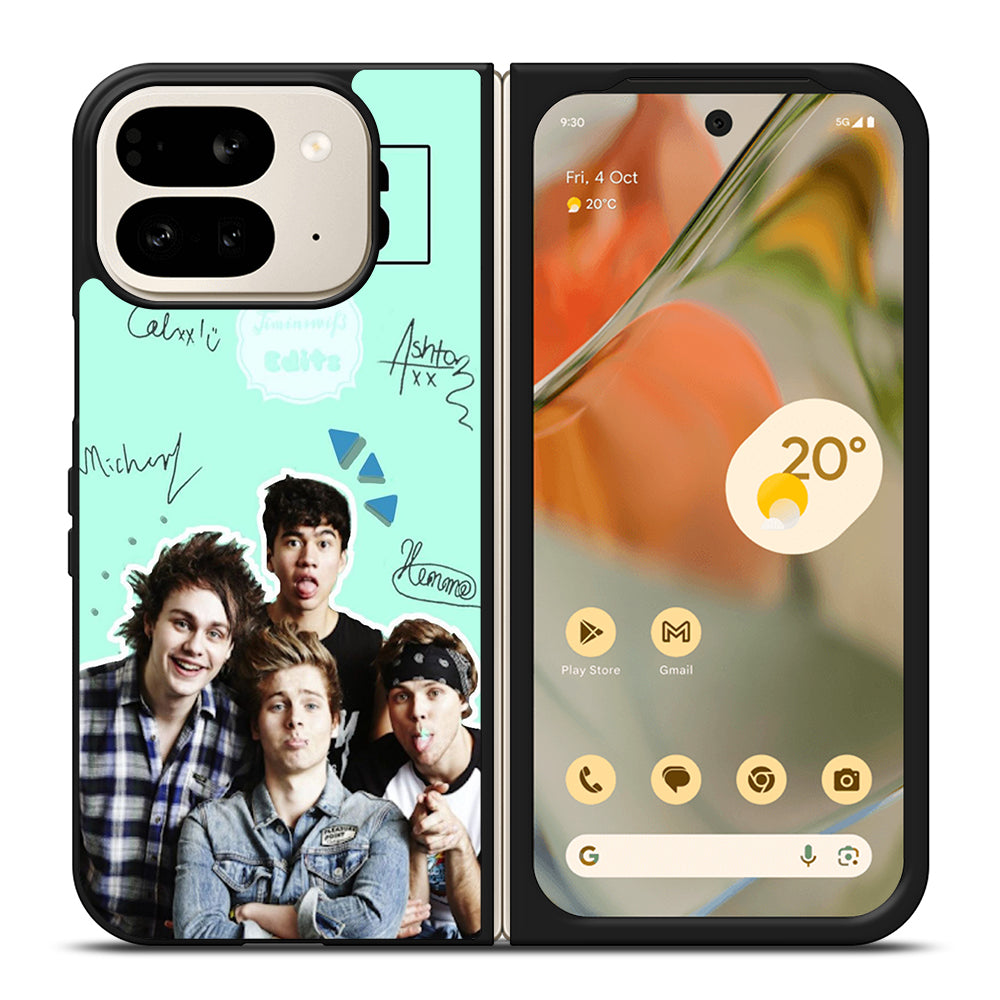 GROUP 5 SECONDS OF SUMMER SIGNATURE Google Pixel 9 Pro Fold Case Cover