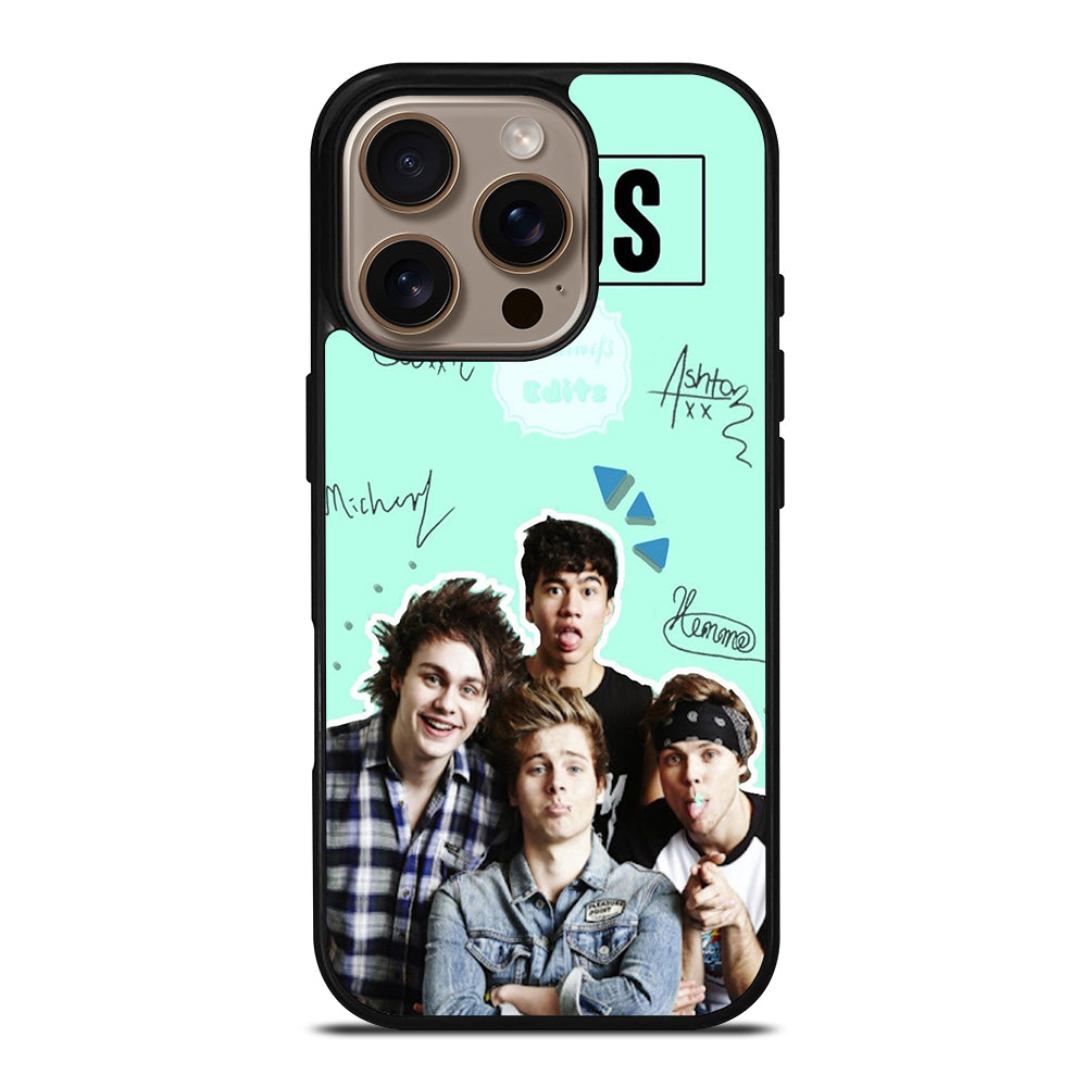 GROUP 5 SECONDS OF SUMMER SIGNATURE iPhone 16 Pro Case Cover