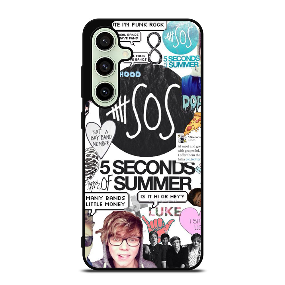 GROUP 5 SECONDS OF SUMMER SOS Samsung Galaxy S24 FE Case Cover