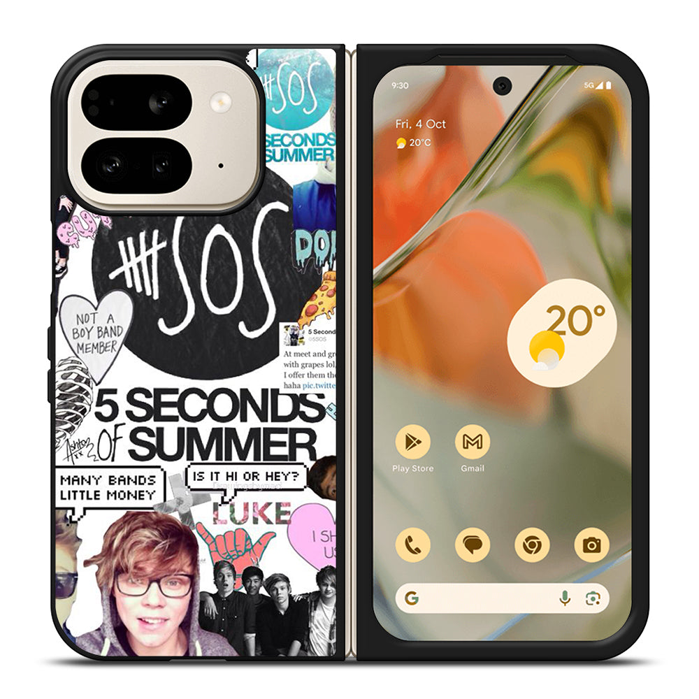 GROUP 5 SECONDS OF SUMMER SOS Google Pixel 9 Pro Fold Case Cover