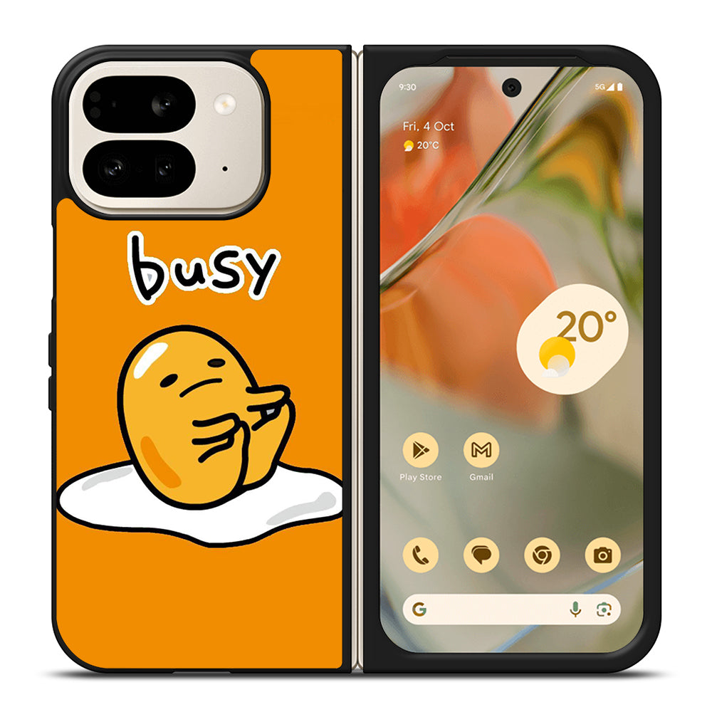 GUDETAMA LAZY EGG BUSY Google Pixel 9 Pro Fold Case Cover