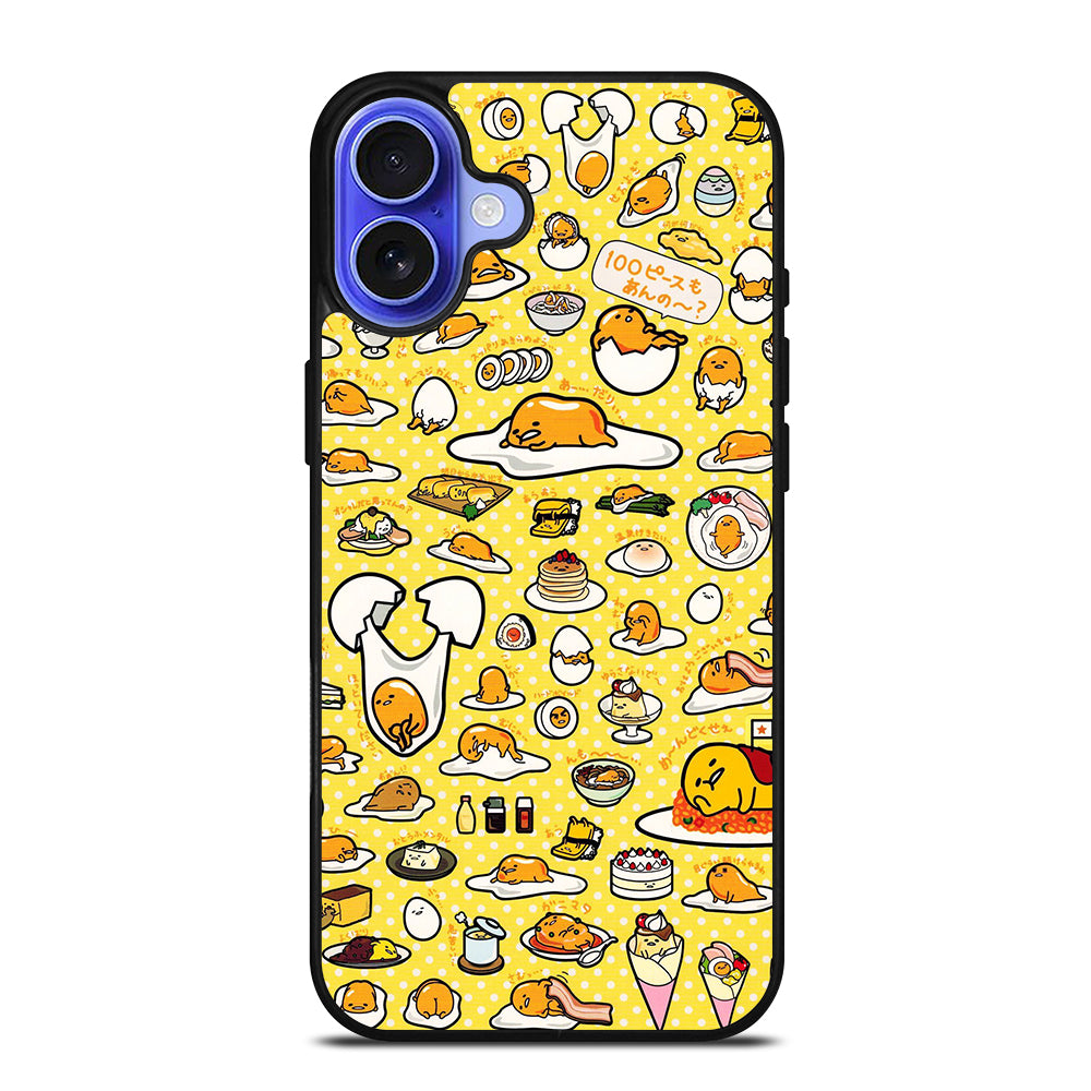 GUDETAMA LAZY EGG COLLAGE ART iPhone 16 Case Cover