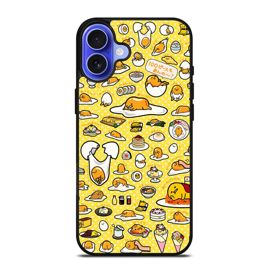 GUDETAMA LAZY EGG COLLAGE ART iPhone 16 Case Cover