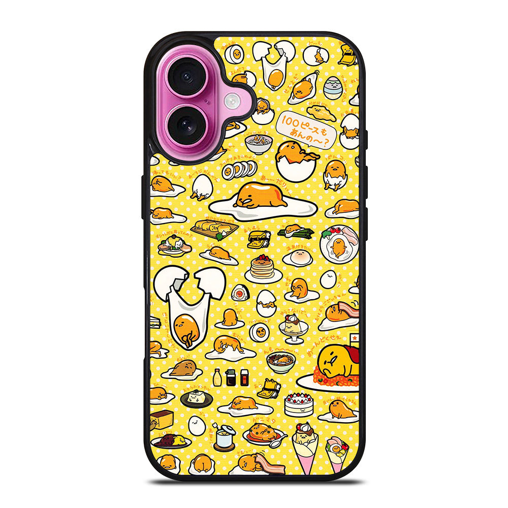 GUDETAMA LAZY EGG COLLAGE ART iPhone 16 Plus Case Cover