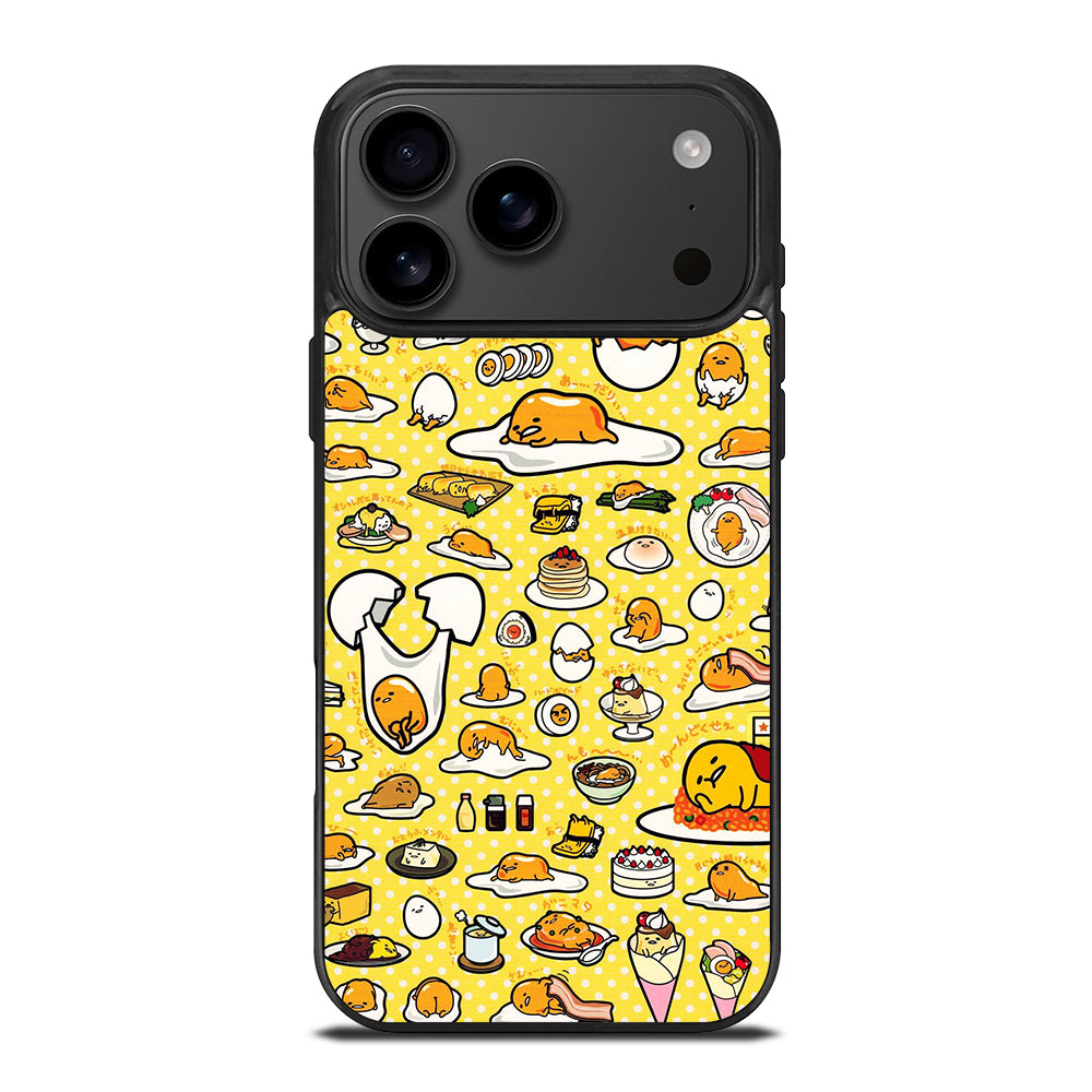 GUDETAMA LAZY EGG COLLAGE ART iPhone 17 Pro Max Case Cover