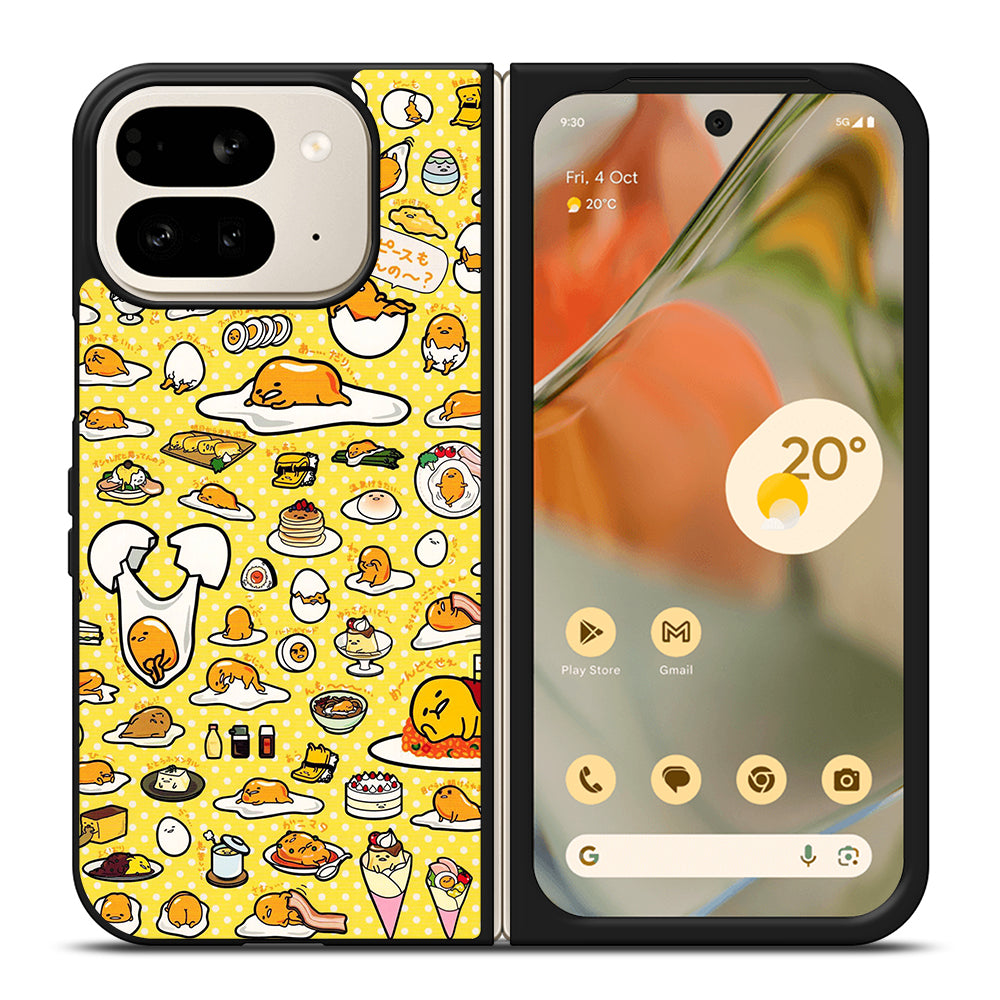 GUDETAMA LAZY EGG COLLAGE ART Google Pixel 9 Pro Fold Case Cover