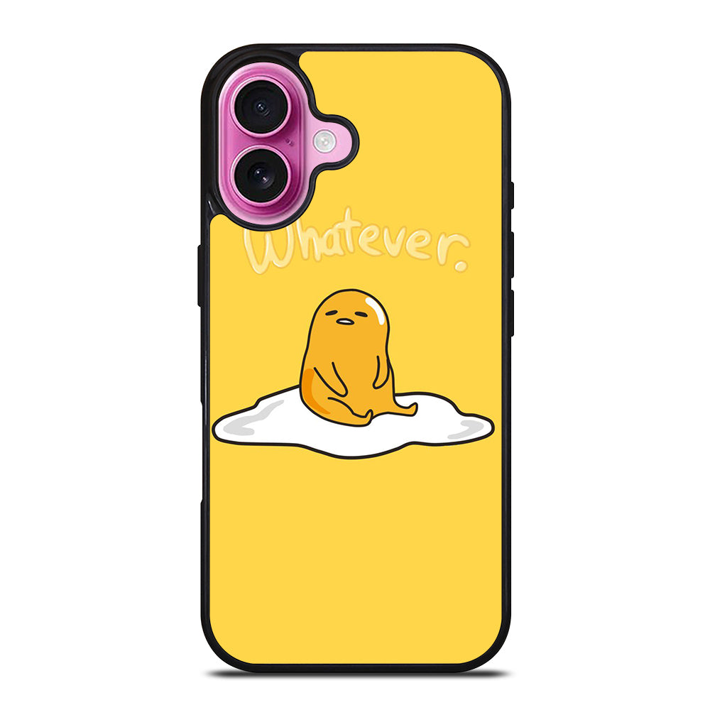 GUDETAMA LAZY EGG WHATEVER iPhone 16 Plus Case Cover