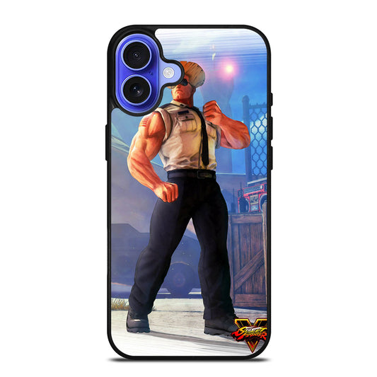 GUILE STREET FIGHTER ART iPhone 16 Case Cover