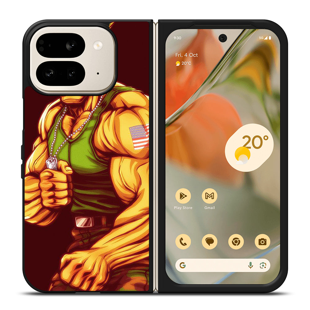 GUILE STREET FIGHTER CARTOON Google Pixel 9 Pro Fold Case Cover