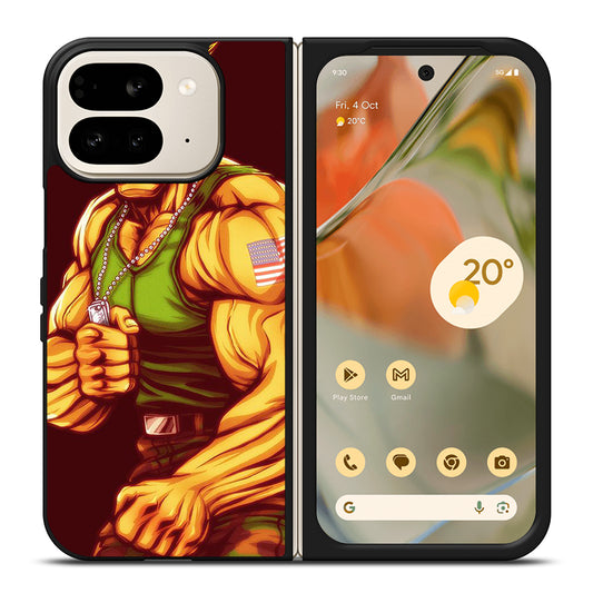 GUILE STREET FIGHTER CARTOON Google Pixel 9 Pro Fold Case Cover