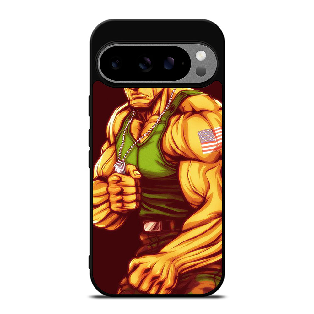 GUILE STREET FIGHTER CARTOON Google Pixel 9 Pro XL Case Cover