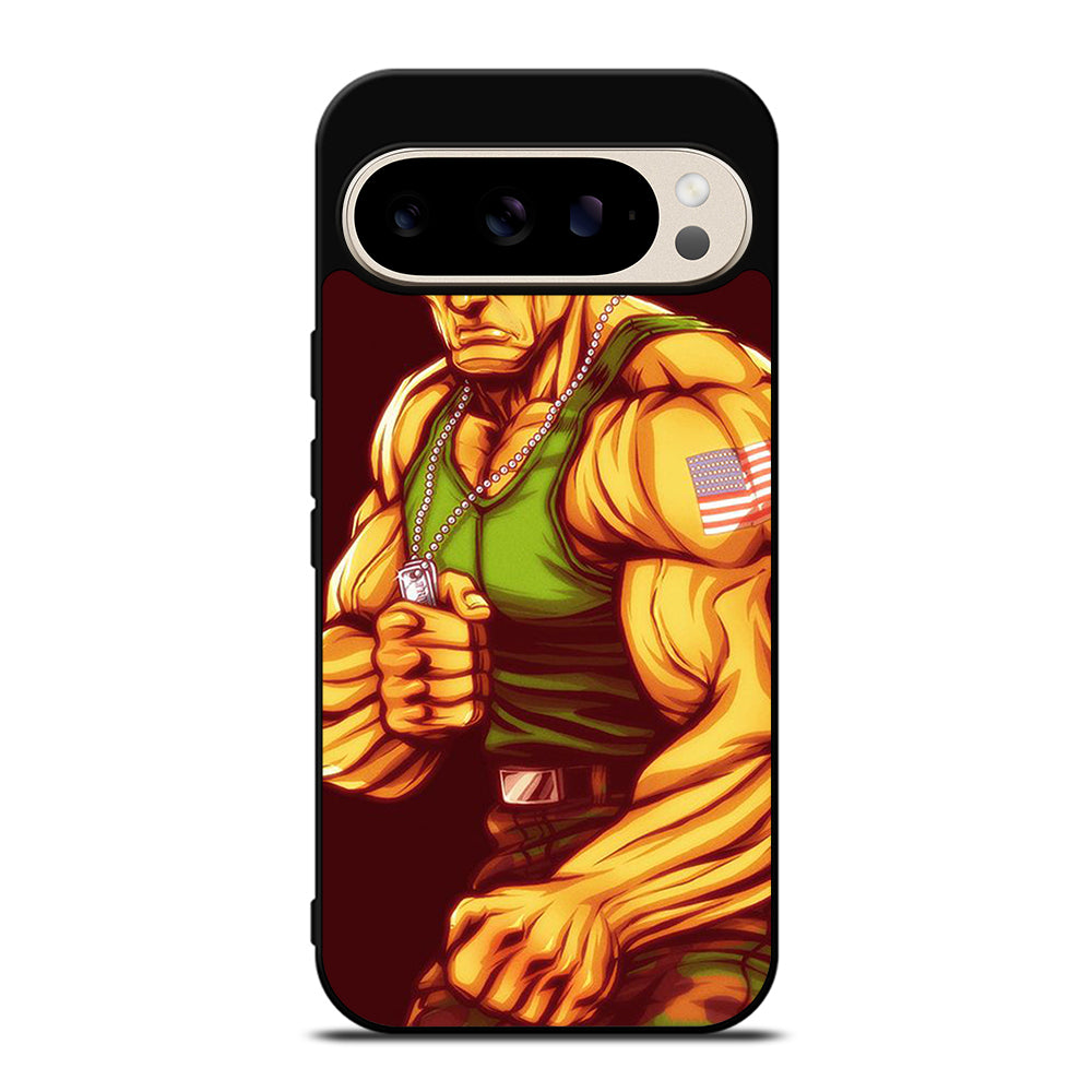 GUILE STREET FIGHTER CARTOON Google Pixel 9 Pro Case Cover