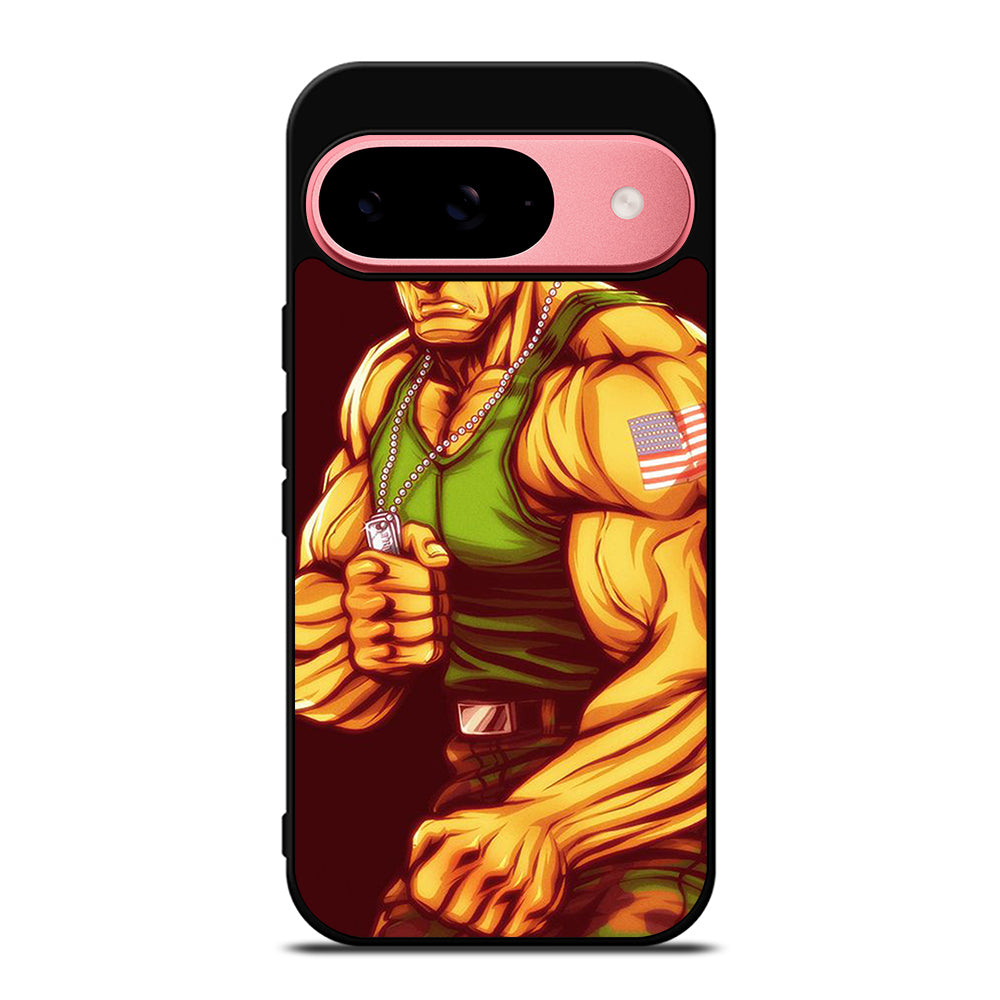 GUILE STREET FIGHTER CARTOON Google Pixel 9 Case Cover