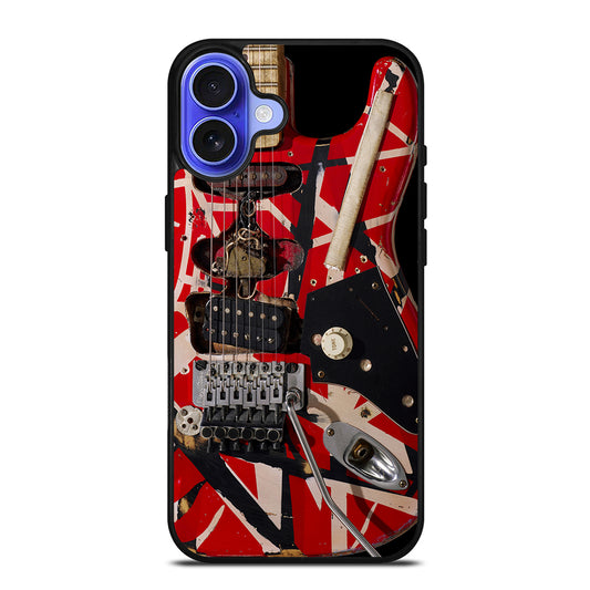 GUITAR EDDIE VAN HALEN 2 iPhone 16 Case Cover