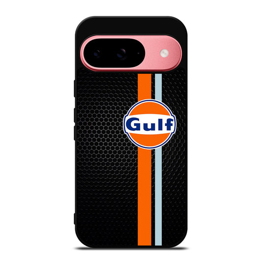 GULF OIL STRIPE METAL LOGO Google Pixel 9 Case Cover