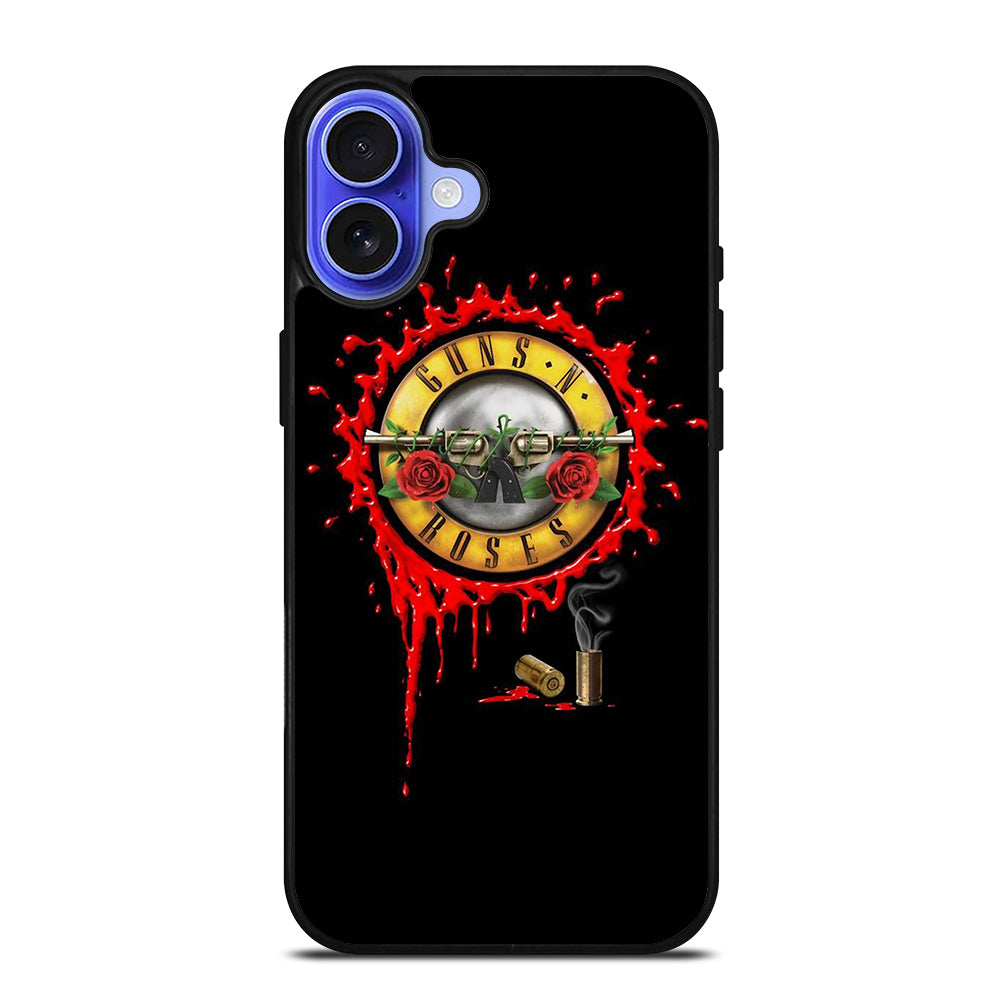 GUNS N ROSES BLACK LOGO iPhone 16 Case Cover