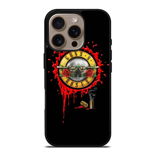 GUNS N ROSES BLACK LOGO iPhone 16 Pro Case Cover