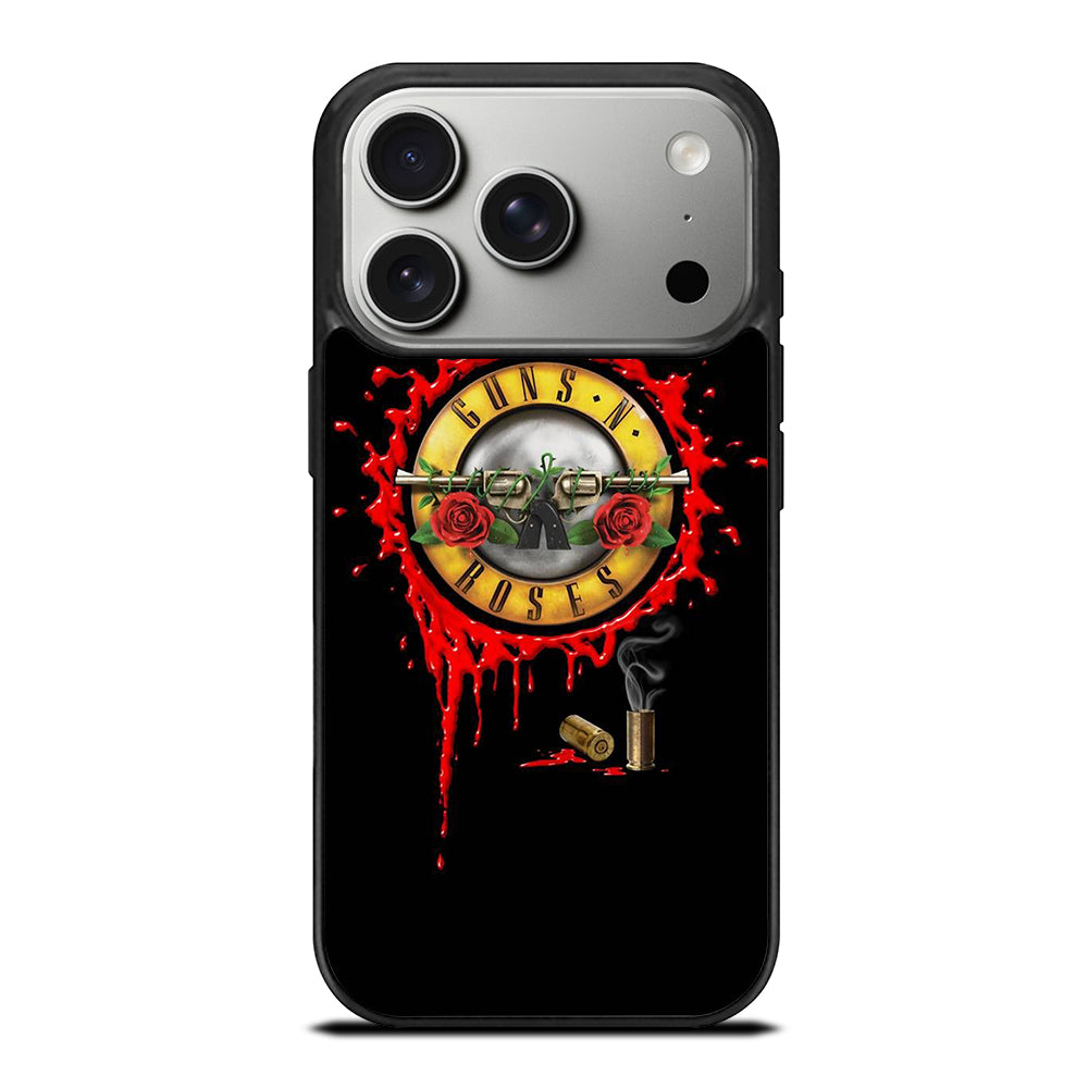 GUNS N ROSES BLACK LOGO iPhone 17 Pro Case Cover