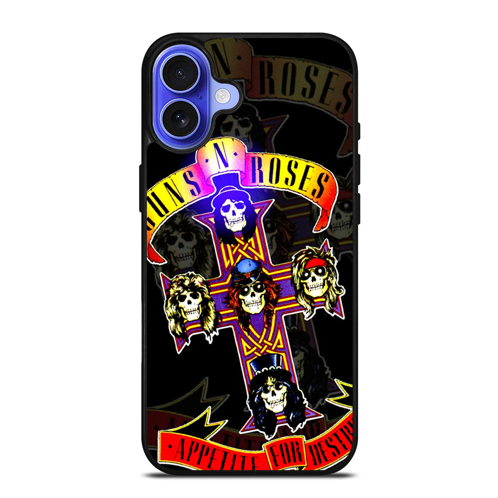 GUNS N ROSES GNR BAND iPhone 16 Case Cover