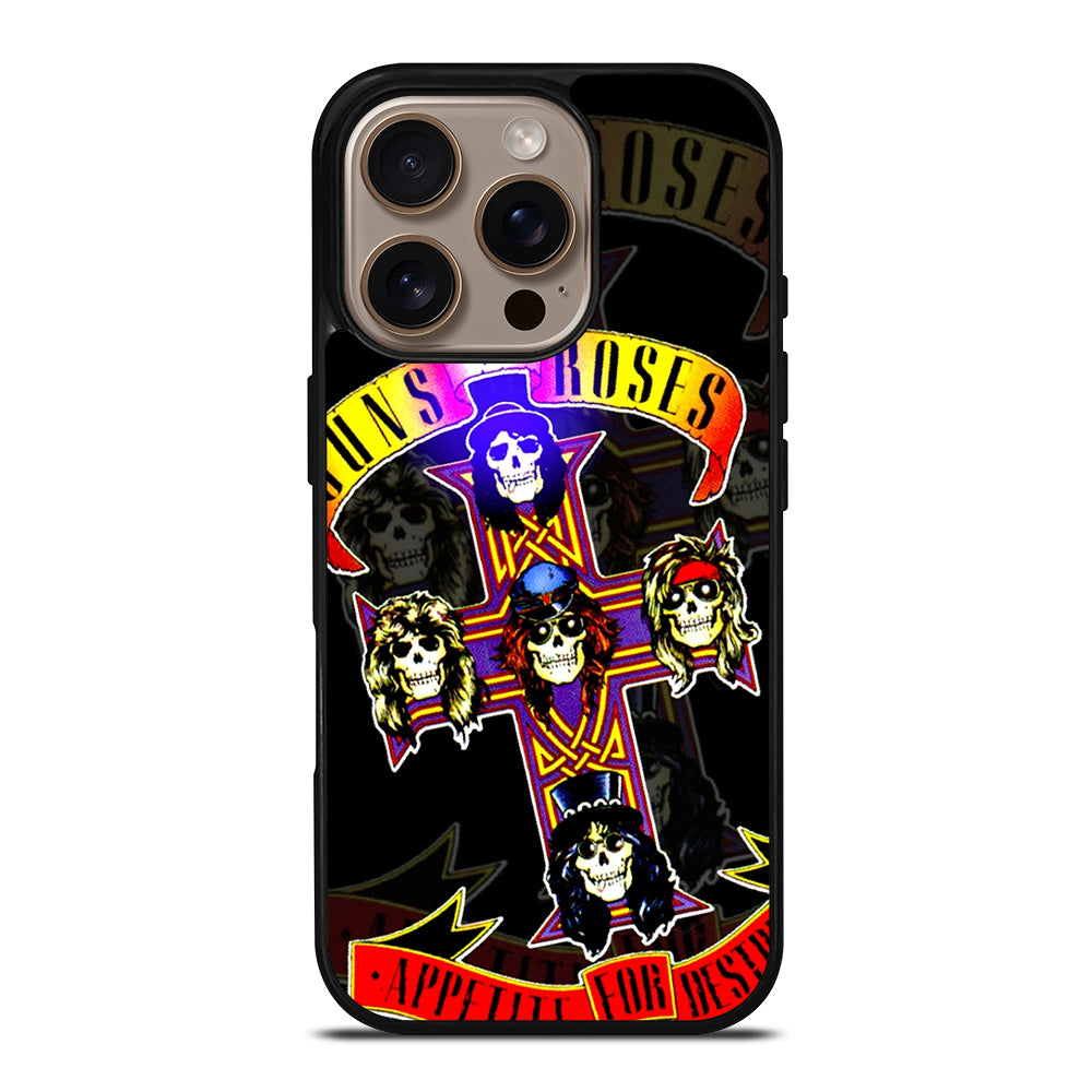 GUNS N ROSES GNR BAND iPhone 16 Pro Case Cover