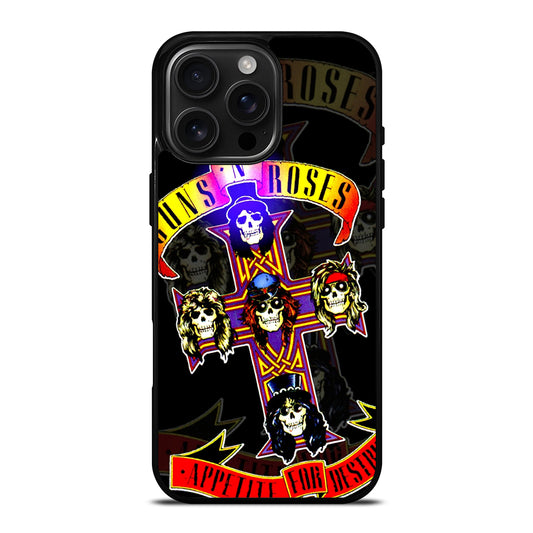 GUNS N ROSES GNR BAND iPhone 16 Pro Max Case Cover