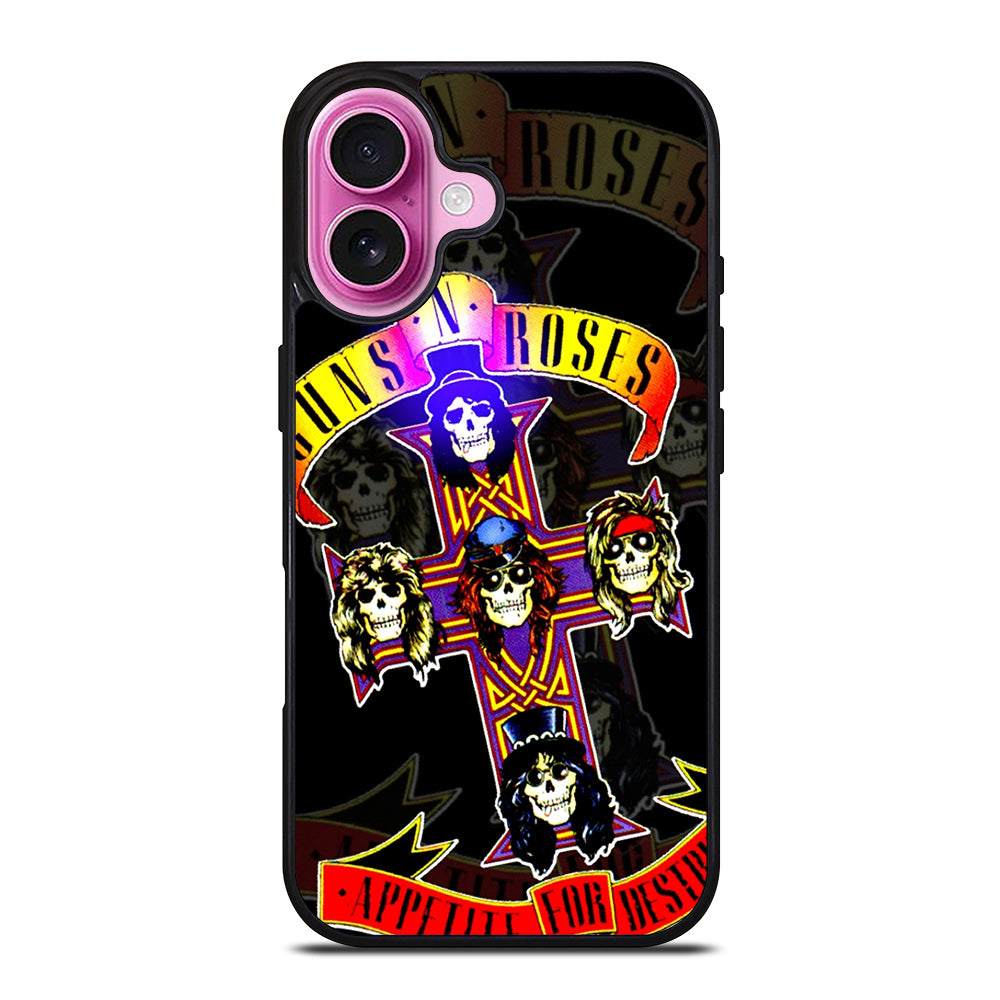GUNS N ROSES GNR BAND iPhone 16 Plus Case Cover