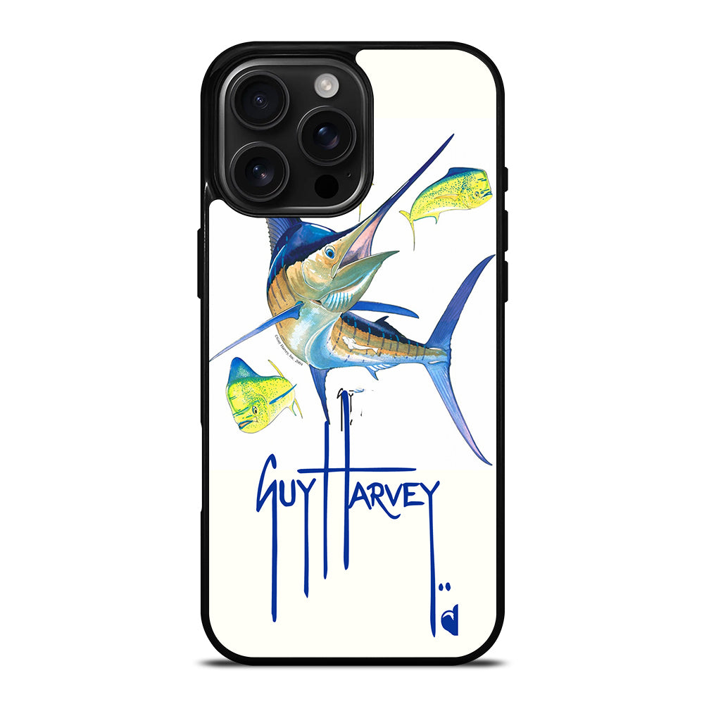 GUY HARVEY ISLAND FISH LOGO iPhone 16 Pro Max Case Cover