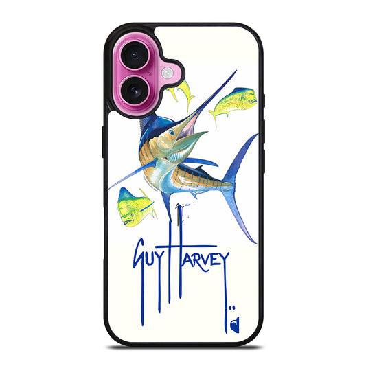 GUY HARVEY ISLAND FISH LOGO iPhone 16 Plus Case Cover