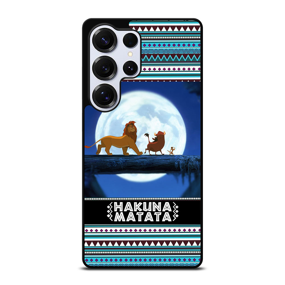 HAKUNA MATATA LION KING AZTEC PATTERN Samsung Galaxy S25 Ultra Case Cover