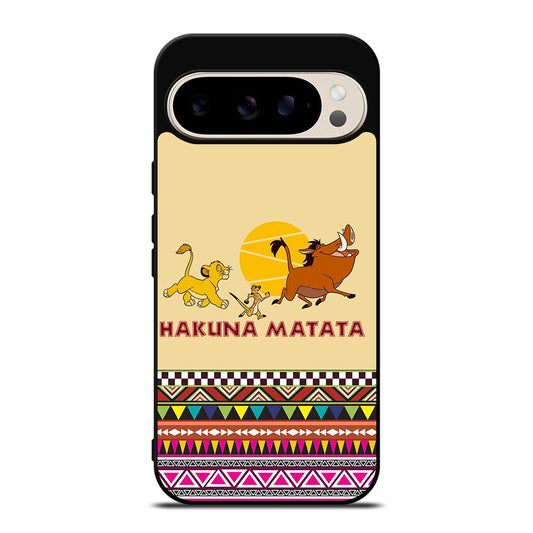 HAKUNA MATATA LION KING AZTEC PATTERN 2 Google Pixel 9 Pro Case Cover