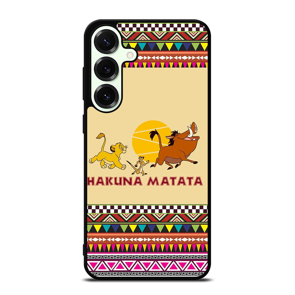 HAKUNA MATATA LION KING AZTEC PATTERN 2 Samsung Galaxy S26 Plus Case Cover