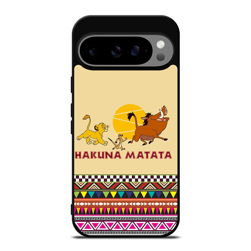 HAKUNA MATATA LION KING AZTEC PATTERN 2 Google Pixel 9 Pro XL Case Cover