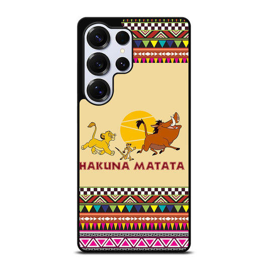 HAKUNA MATATA LION KING AZTEC PATTERN 2 Samsung Galaxy S26 Ultra Case Cover