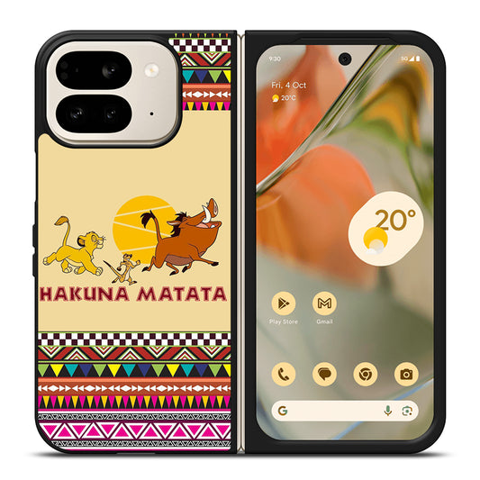 HAKUNA MATATA LION KING AZTEC PATTERN 2 Google Pixel 9 Pro Fold Case Cover