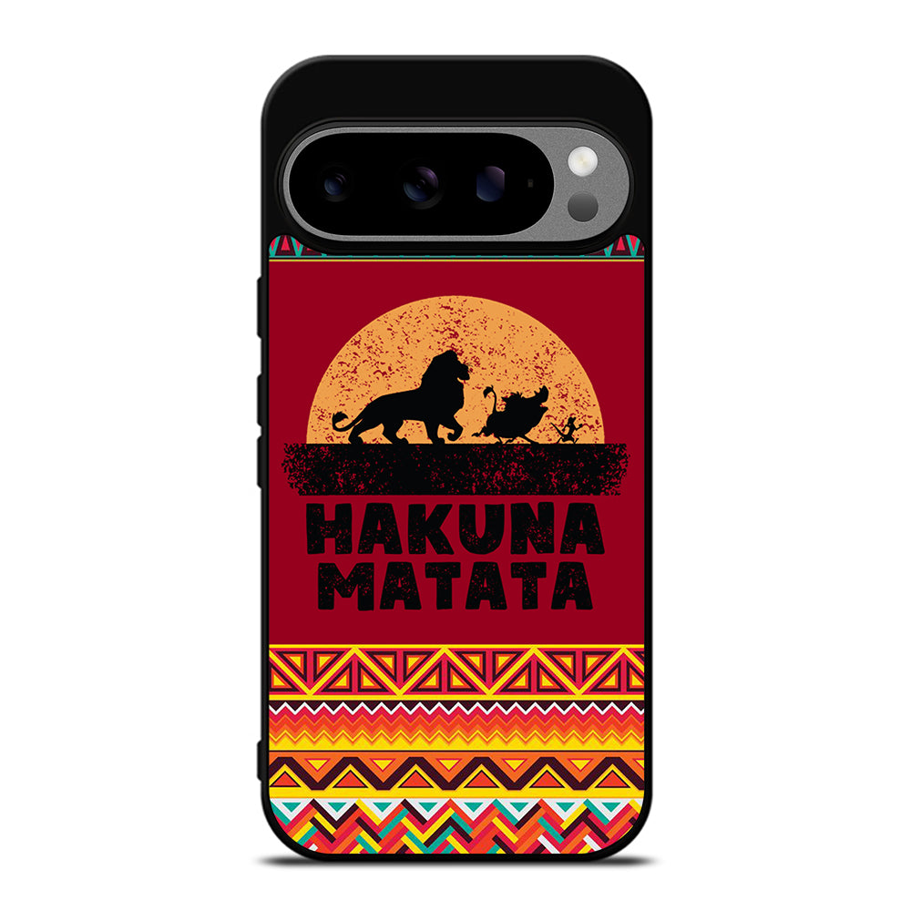 HAKUNA MATATA LION KING AZTEC PATTERN 3 Google Pixel 9 Pro XL Case Cover