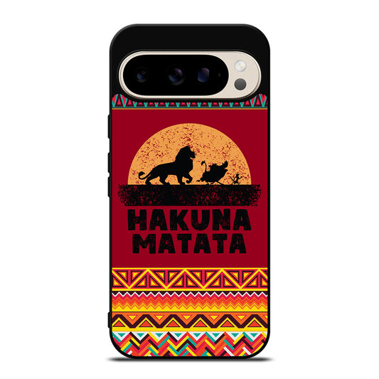 HAKUNA MATATA LION KING AZTEC PATTERN 3 Google Pixel 9 Pro Case Cover