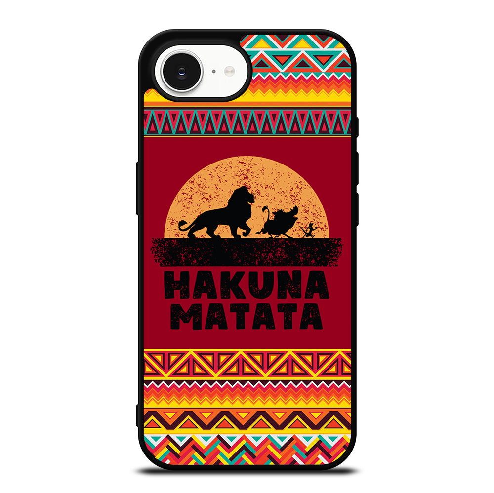 HAKUNA MATATA LION KING AZTEC PATTERN 3 iPhone 16e Case Cover