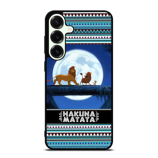 HAKUNA MATATA LION KING AZTEC PATTERN Samsung Galaxy S25 Plus Case Cover