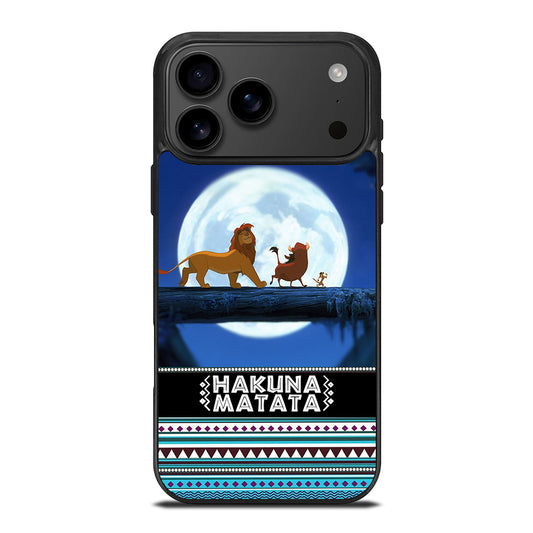HAKUNA MATATA LION KING AZTEC PATTERN iPhone 17 Pro Max Case Cover