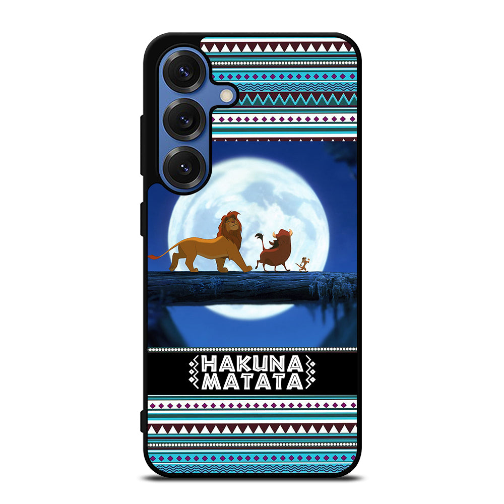 HAKUNA MATATA LION KING AZTEC PATTERN Samsung Galaxy S25 Case Cover