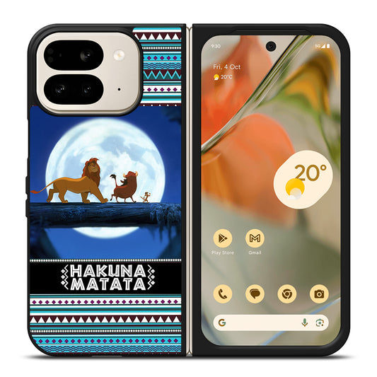 HAKUNA MATATA LION KING AZTEC PATTERN Google Pixel 9 Pro Fold Case Cover