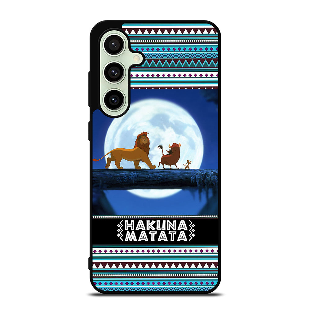 HAKUNA MATATA LION KING AZTEC PATTERN Samsung Galaxy S24 FE Case Cover