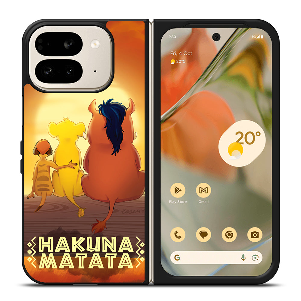 HAKUNA MATATA LION KING CARTOON Google Pixel 9 Pro Fold Case Cover